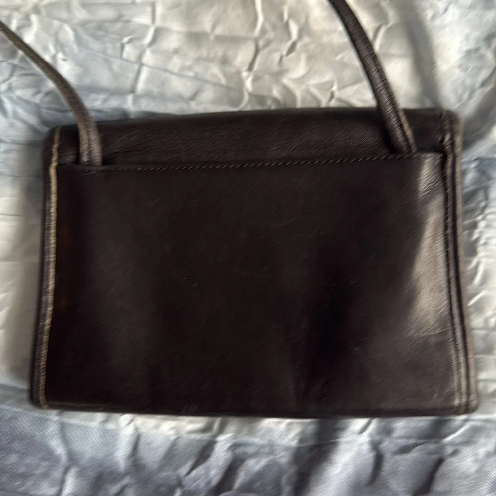 Coach Vintage Black Swing Wallet - 4843 Crossbody Leather Bag - Picture 11 of 11